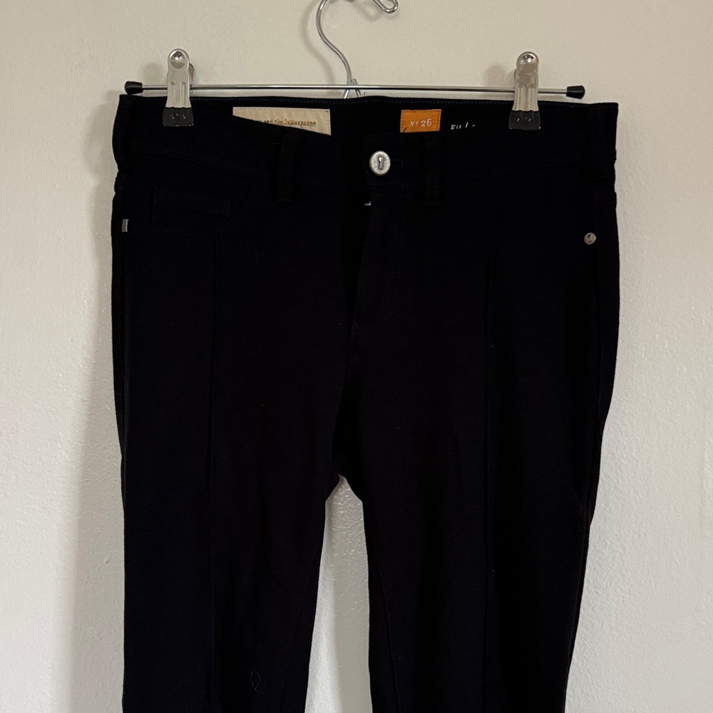 Anthropologie - Pilcro and the Letterpress pinstripe black skinny pants